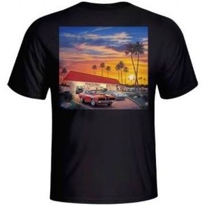 In-n-out Burger T-shirt Black 2022 Golden Hour Adult Medium